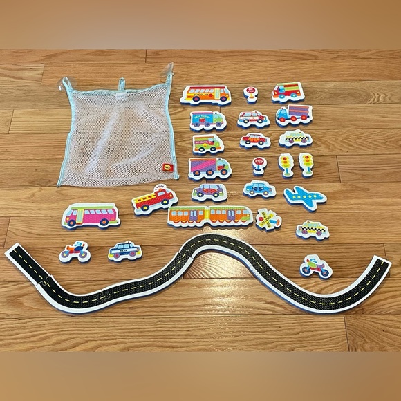 Alex brand foam transportation toy set bath set 30 pieces - Picture 1 of 6